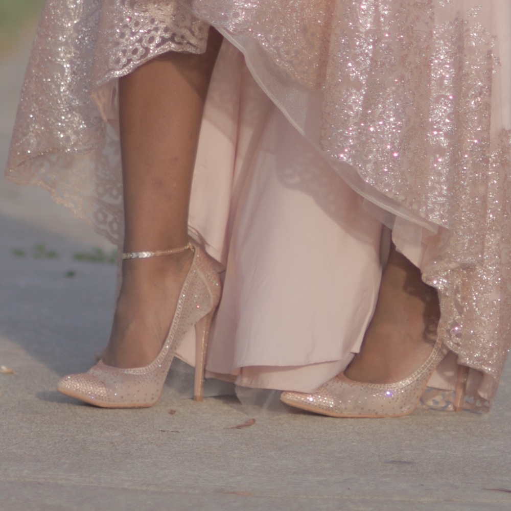 Rose Gold High Heel